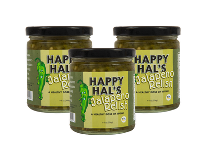 Happy Hal's Jalapeño Relish 3 Pack